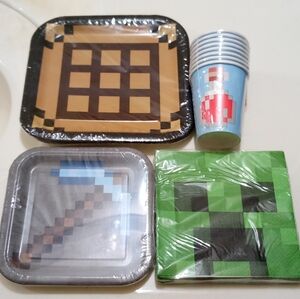 NIP Minecraft Birthday Party Supplies